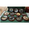 Image 1 : LOT OF 11 FRAMED WILDLIFE COLLECTOR PLATES