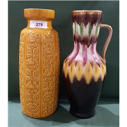 TWO WEST GERMANY VASES