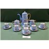 Image 1 : 15 PC JAPANESE PORCELAIN DEMITASSE TEA SET