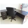 Image 1 : L Shaped Executive Office Desk with Chair