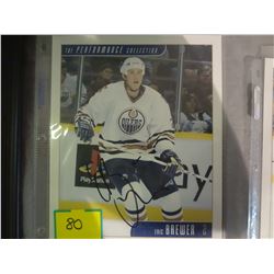 ERIC BREWER AUTOGRAPHED PICTURE