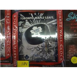 TORONTO MAPLE LEAFS QUARTZ CLOCK
