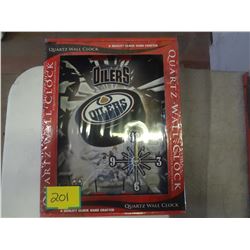 EDMONTON OILERS QUARTZ CLOCK