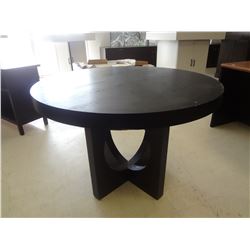 black round table