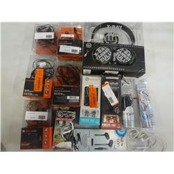 13 pairs of earbuds /headphones