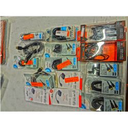 15 HDMI CABLES PLUS ADAPTERS