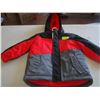 Image 1 : TODDLER GEORGE RED/BLACK/GREY WINTER COAT SZ 3T