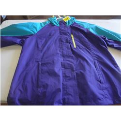 LADIES ATHLETIC WORKS PURPLE WINTER COAT SZ 1X