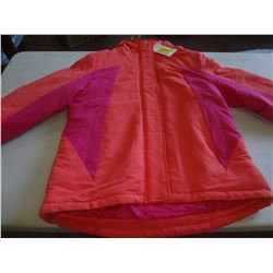 LADIES ATHLETIC WORKS PEACH WINTER COAT SZ LG