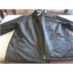 MENS GEORGE BLACK WINTER COAT SZ LARGE