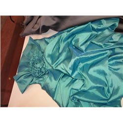 teal short dress size small