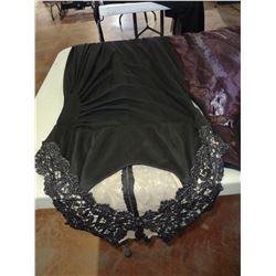 black beaded alex evenings dress size 12