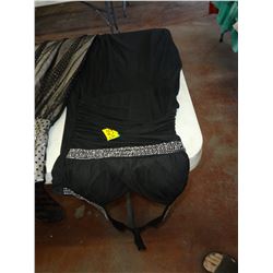 black with silver dress no size