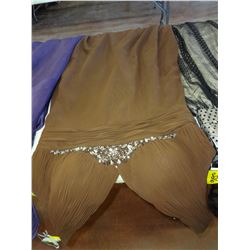 brown dress size 10