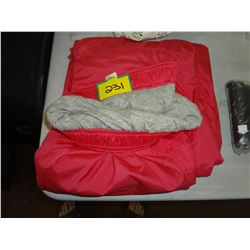 girls XL pink splash pants