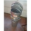 Image 1 : 3 Steel Garbage Cans with Lids