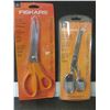 Image 1 : 2 pairs New Fiskars Scissors / 1 pair Pinking Shears & 1 pair Forged