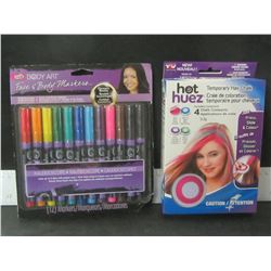 New Body Art Markers & 4 color Temporary Hair Chalk