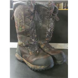 Red Head Bone Dry Waterproof Hunting Boots / size 9/ leather + fabric upper