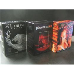 3 Movie Box Sets / Aliens - Planet of the Apes / Die Hard/ all cd's are there &