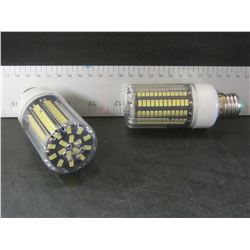 2 New 136 Epistar LED Cobb Lightbulbs / 35 watt = to 100watt incondescent