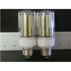 2 New 136 Epistar LED Cobb Lightbulbs / 35 watt = to 100watt incondescent