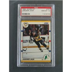 Jaromir Jagr 1990 Rookie Graded Gem mint 10 / # 70t