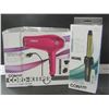 Image 1 : New Conair tourmaline ceramic styler with built in cord reel & Cordless Butane