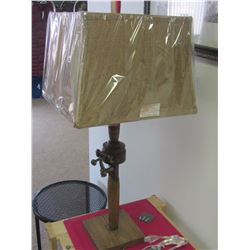 Fishing Rod Lamp / shade has plastic on in pic