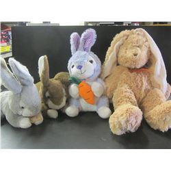 4 Super Soft New Easter Bunny's