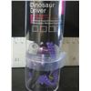 Image 1 : Dinosaur Driver Metal Zipper Headphones / purple
