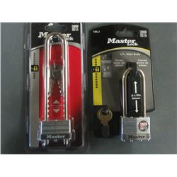 Lot of 2 New Master Locks