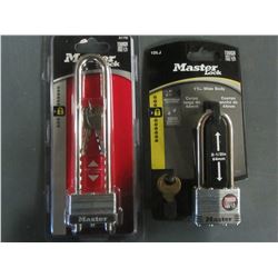 Lot of 2 New Master Locks