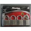 Image 1 : New set of 4 keyed alike Master Locks