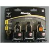 Image 1 : New set of 3 Master Locks all keyed alike / weather resistant