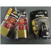 Image 1 : New set of 3 Master Locks / 2 Combos and 1 weather resistant