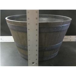 Faux Flower Pot 15inch across x 10" high