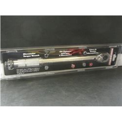 New Powerbuilt Micrometer Torque Wrench / 10 to 80 ft lbs 3/8 drive