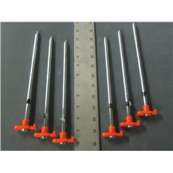 New 10 inch long x 1/4 inch thick Tent Pegs/stakes / great for hard ground