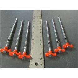 New 10 inch long x 1/4 inch thick Tent Pegs/stakes / great for hard ground