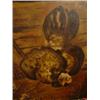 Image 3 : OIL PAINTING of BARNYARD  CHICKENS