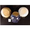 Image 2 : 3 STAFFORDSHIRE Transfer Saucer & Bowl