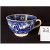 Image 1 : DUTCH Footed Blue & White Transfer Cup