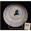 Image 2 : FLOW BLUE Saucer TEMPLE Pattern