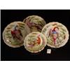 Image 1 : Lot of 4 Early BIRD of PARADISE Plates 