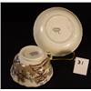 Image 2 : STAFFORDSHIRE Cup Saucer Brown Transfer