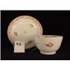 Image 1 : HANDLELESS CUP & SAUCER Floral Motif