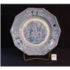 Image 1 : Blue Transferware WARMING DISH Abbey