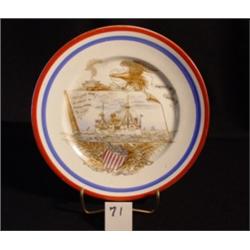 US BATTLESHIP MAINE PLATE