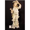 Image 1 : Bisque Hand Painted BOY FIGURINE